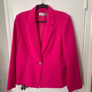 Kasper Women's Vibrant Pink Blazer